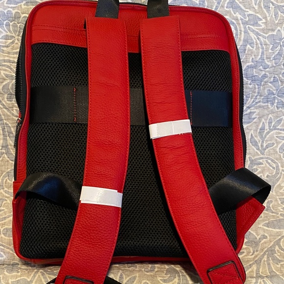 Red Men's Backpack - Picture 2 of 10